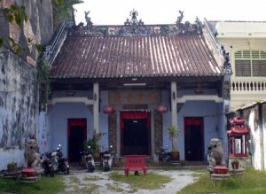 The Carpenters' Guild Temple in Lebuh Muntri, George Town, Penang