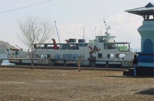 Lombok-Sumbawa ferry at the quayside