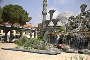 Fake ruins near the town of Belek on the Turkish Riviera