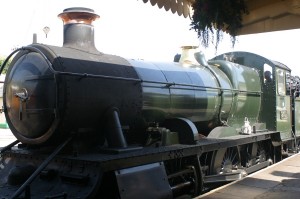 Locomotive at Washford station on the West Somerset Railway