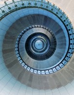 Staircase of the lighthouse at Île Vierge, Brittany