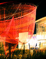 Water Sky Garden, a scuplture by Janet Echelman